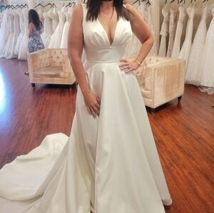 Dany Tabet A LINE Wedding Dress